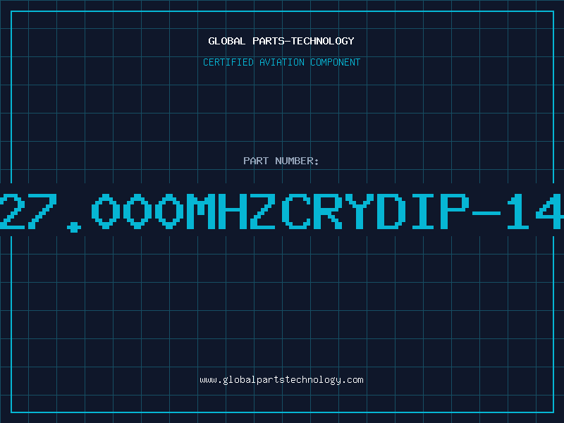 Aviation Part 27.000MHZCRYDIP-14
