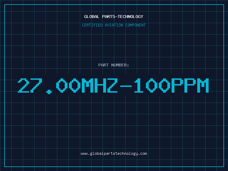 Aviation Part 27.00MHZ-100PPM