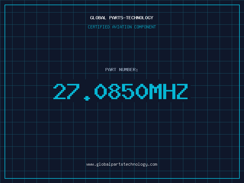 Aviation Part 27.0850MHZ