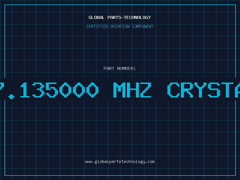 Aviation Part 27.135000 MHZ CRYSTAL