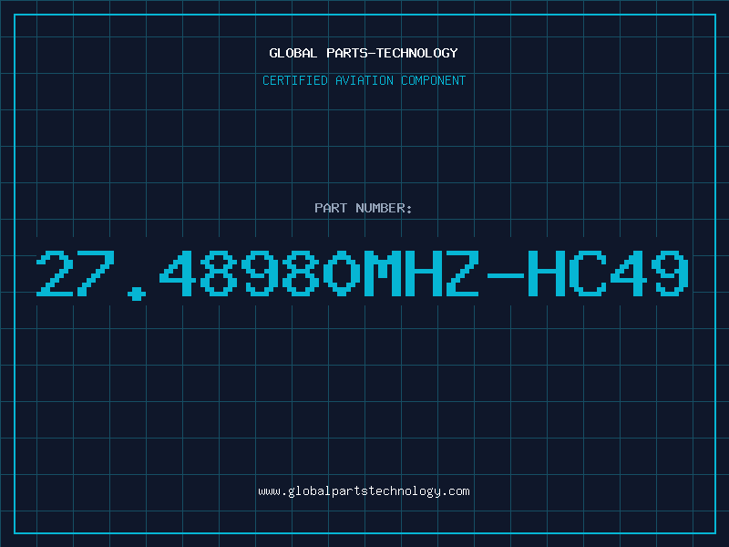 Aviation Part 27.48980MHZ-HC49