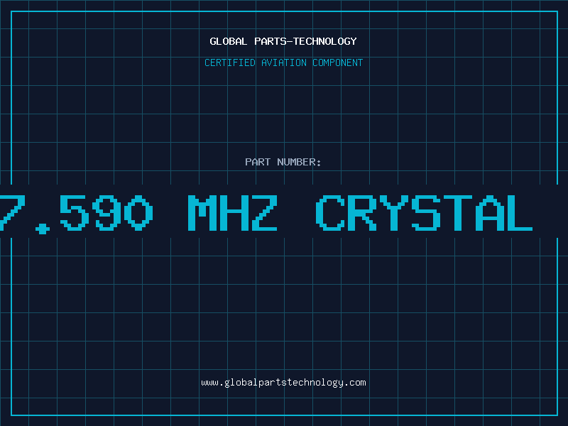 Aviation Part 27.590 MHZ CRYSTAL H