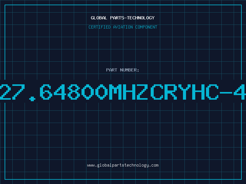 Aviation Part 27.64800MHZCRYHC-4