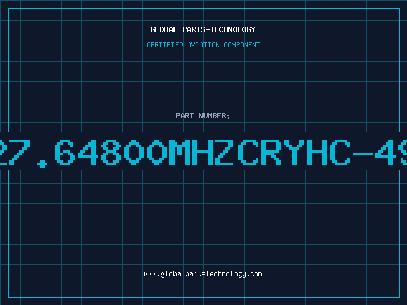 Aviation Part 27.64800MHZCRYHC-49