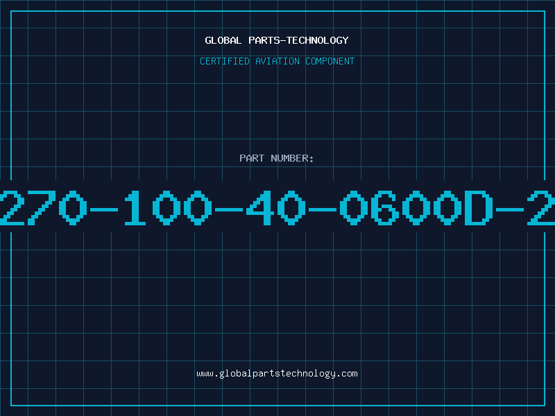 Aviation Part 270-100-40-0600D-2