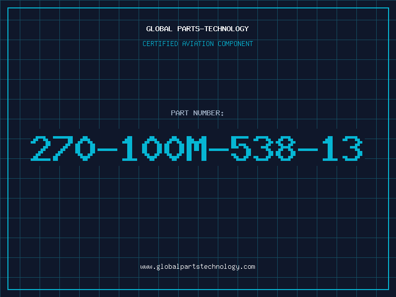 Aviation Part 270-100M-538-13