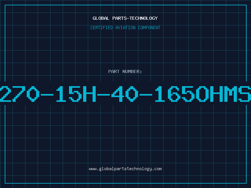 Aviation Part 270-15H-40-165OHMS