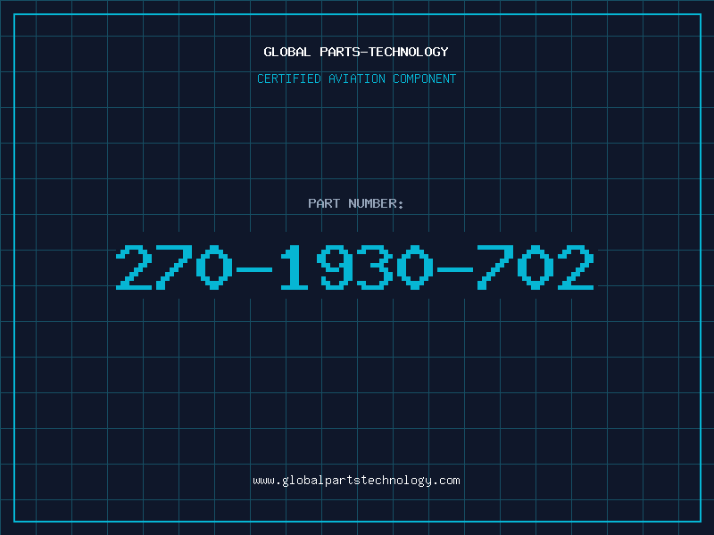 Aviation Part 270-1930-702