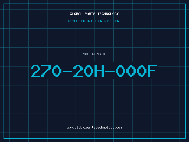 Aviation Part 270-20H-000F