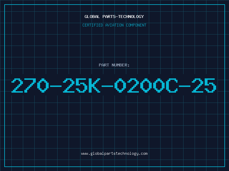 Aviation Part 270-25K-0200C-25