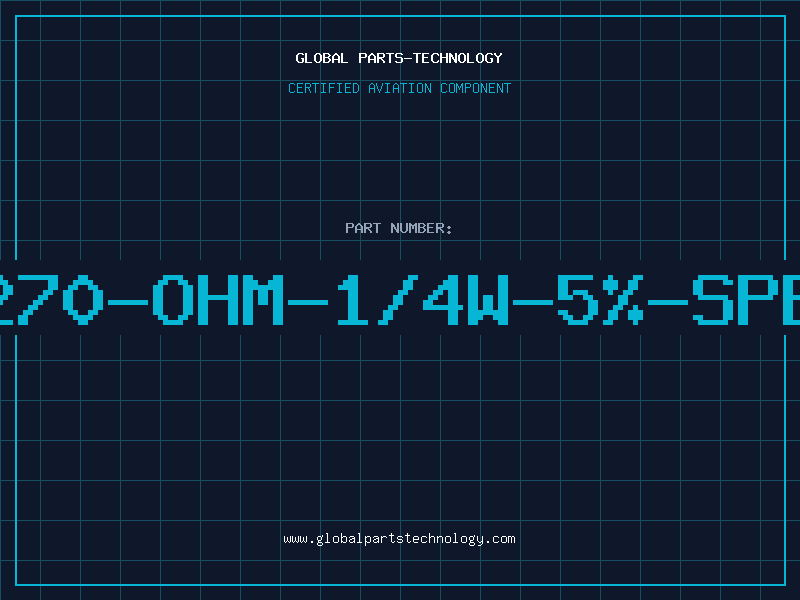 Aviation Part 270-OHM-1/4W-5%-SPE