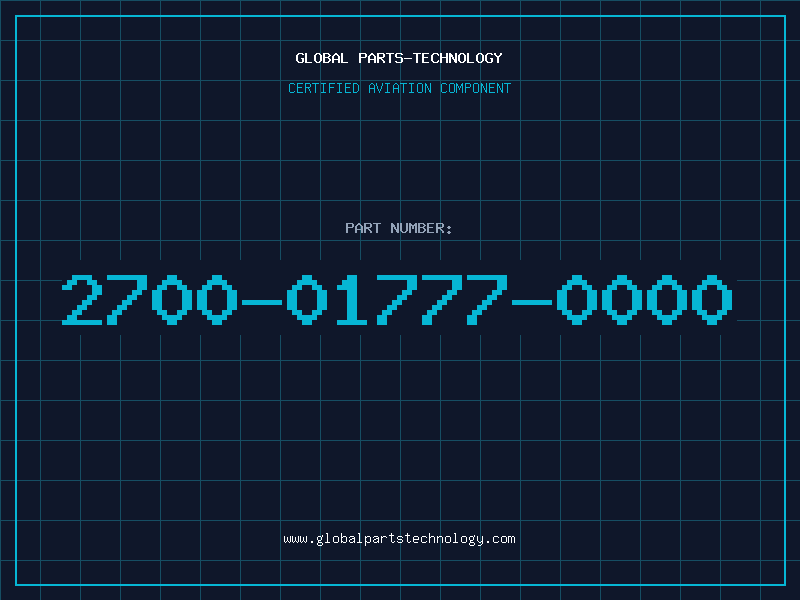 Aviation Part 2700-01777-0000