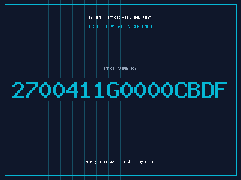 Aviation Part 2700411G0000CBDF