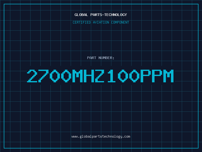 Aviation Part 2700MHZ100PPM
