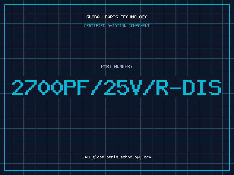 Aviation Part 2700PF/25V/R-DIS