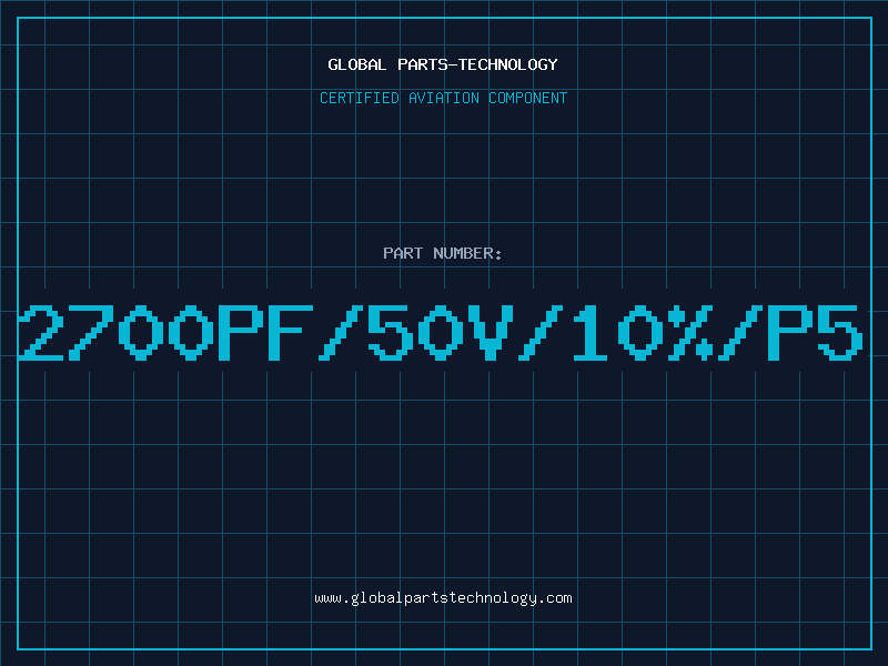 Aviation Part 2700PF/50V/10%/P5