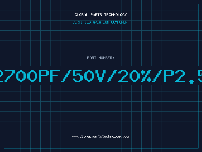Aviation Part 2700PF/50V/20%/P2.5
