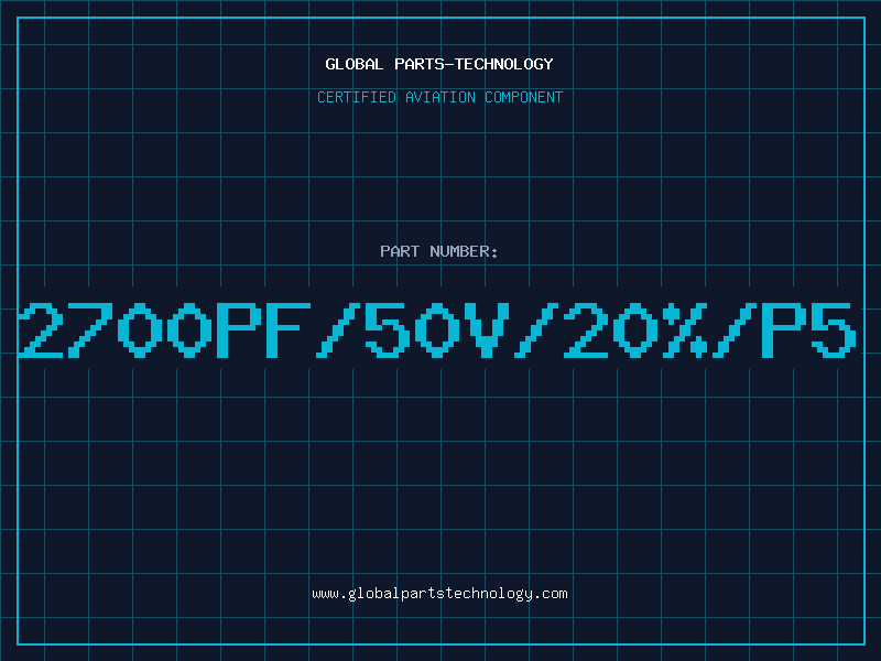Aviation Part 2700PF/50V/20%/P5