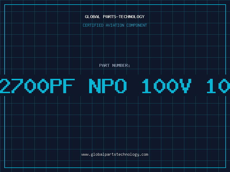Aviation Part 2700PF NPO 100V 10