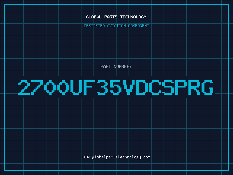 Aviation Part 2700UF35VDCSPRG