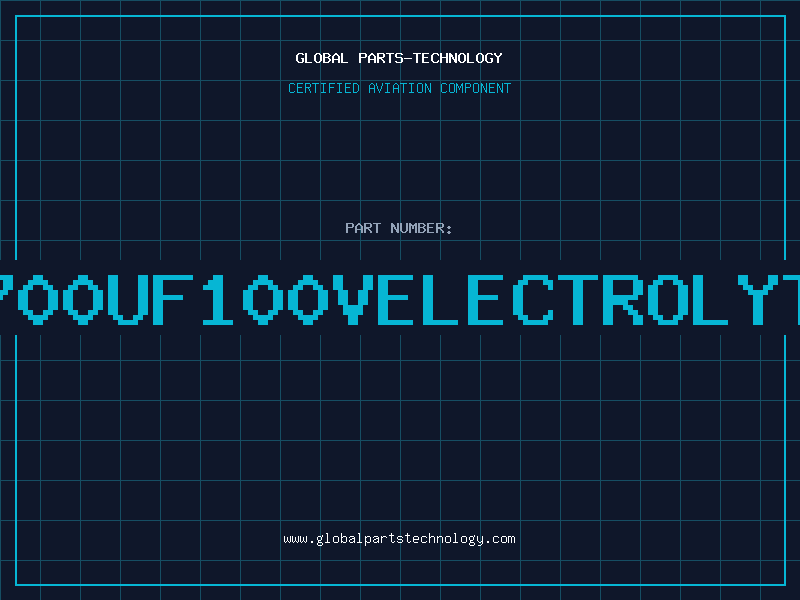 Aviation Part 2700uF100VELECTROLYTI