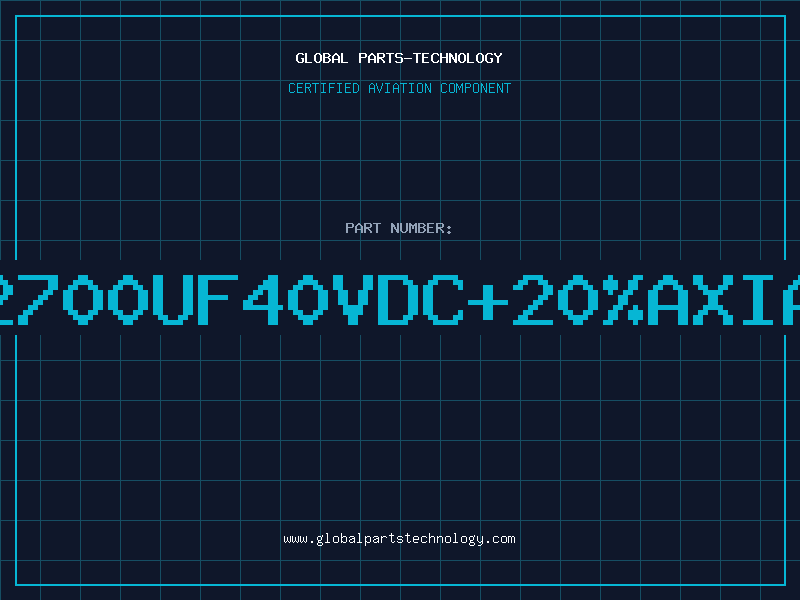 Aviation Part 2700uF40VDC20axia