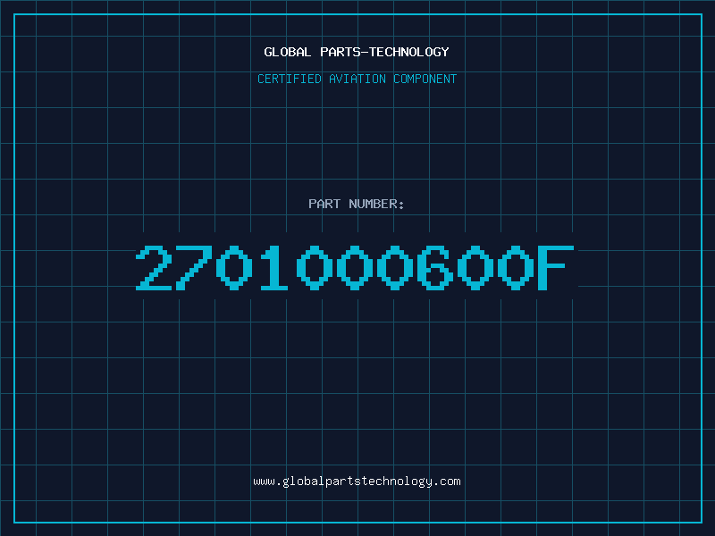 Aviation Part 2701000600F