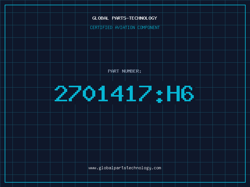 Aviation Part 2701417:H6