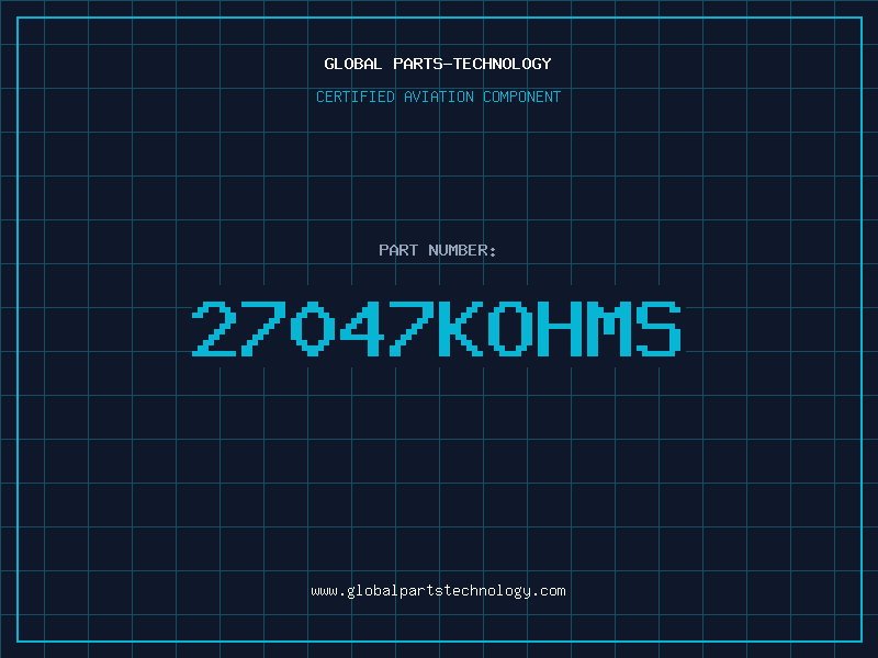 Aviation Part 27047KOHMS