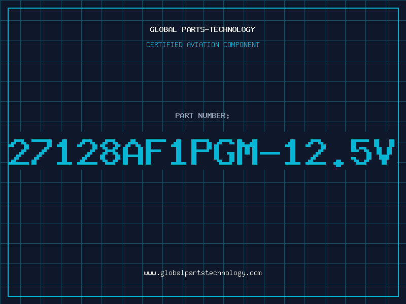 Aviation Part 27128AF1PGM-12.5V