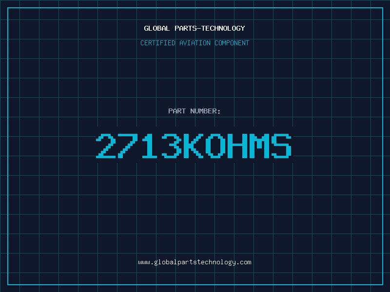 Aviation Part 2713KOHMS