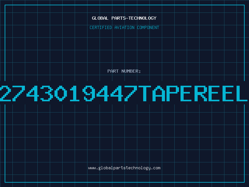 Aviation Part 2743019447TAPEREEL