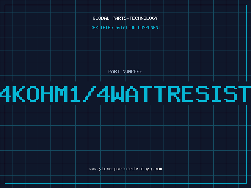 Aviation Part 274KOhm1/4WattResistor