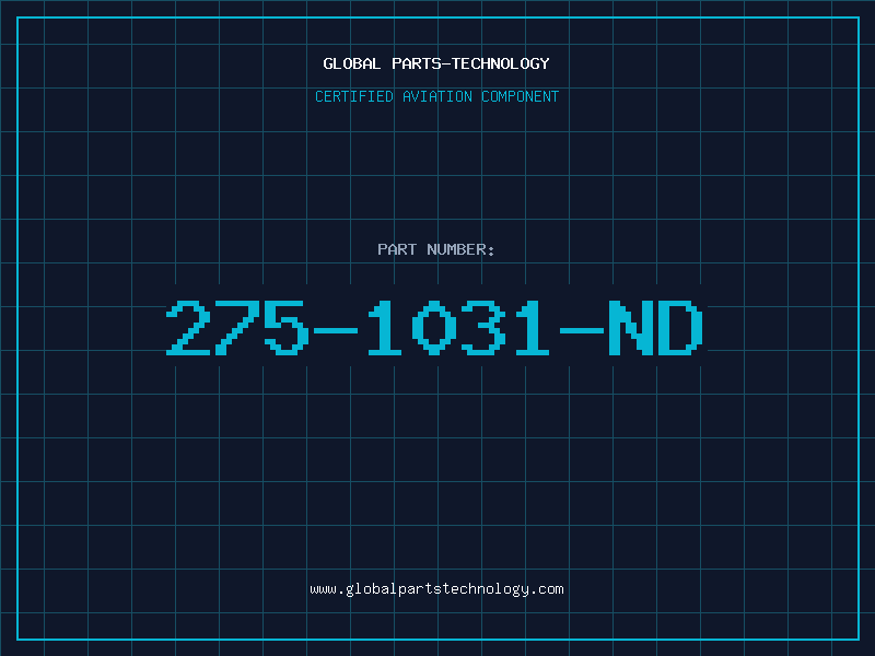 Aviation Part 275-1031-ND