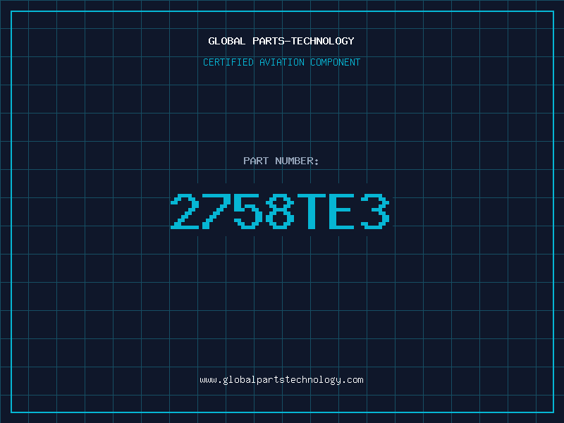 Aviation Part 2758TE3