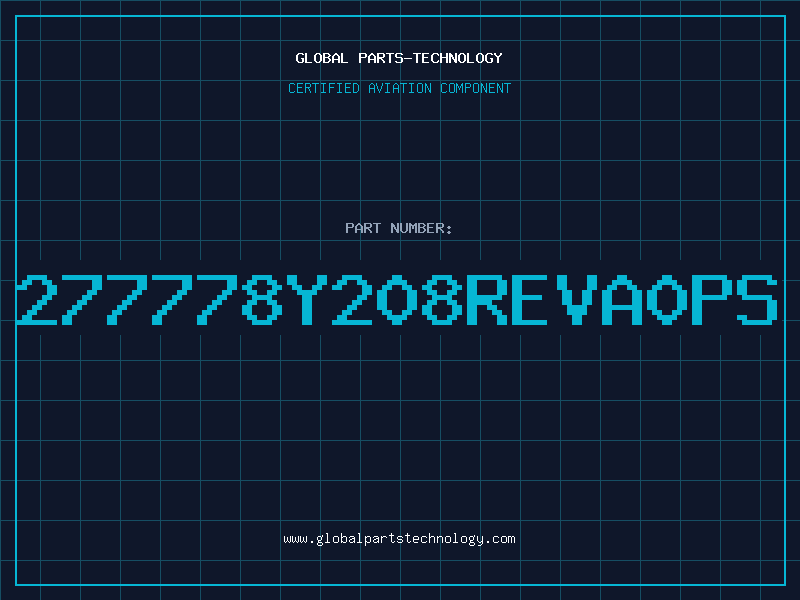 Aviation Part 277778Y208REVA0PS