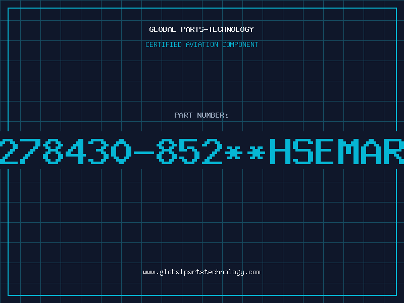 Aviation Part 278430-852**HSEMAR