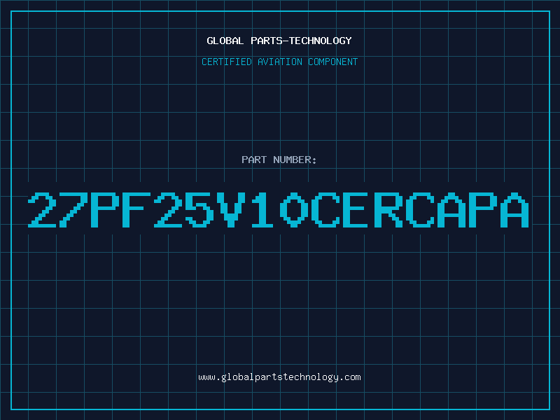 Aviation Part 27PF25V10CERCAPA