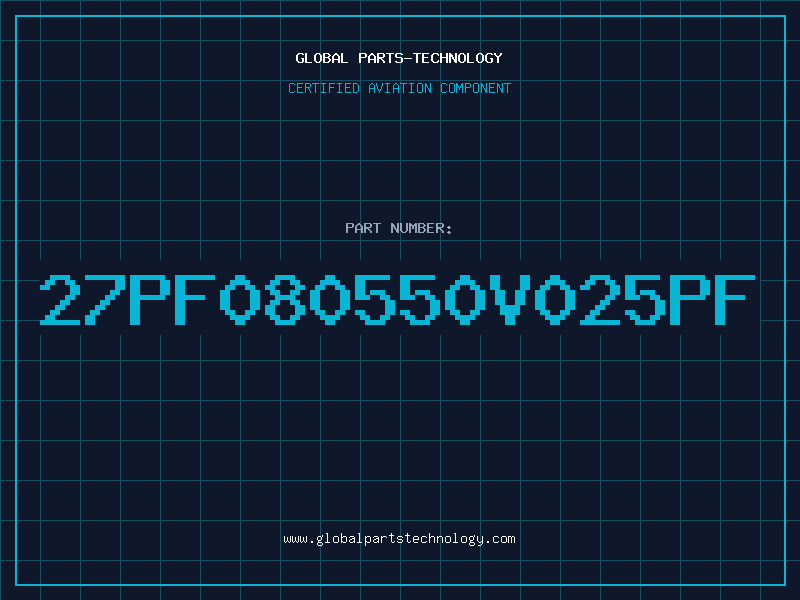 Aviation Part 27pF080550V025pF