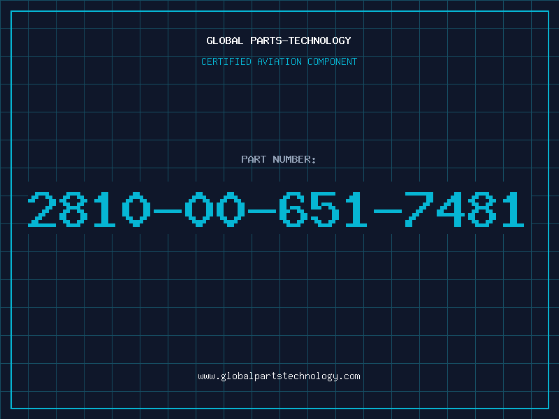 Aviation Part 2810-00-651-7481