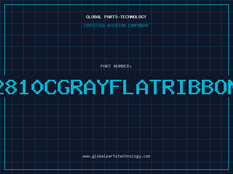Aviation Part 2810CGRAYFLATRIBBON