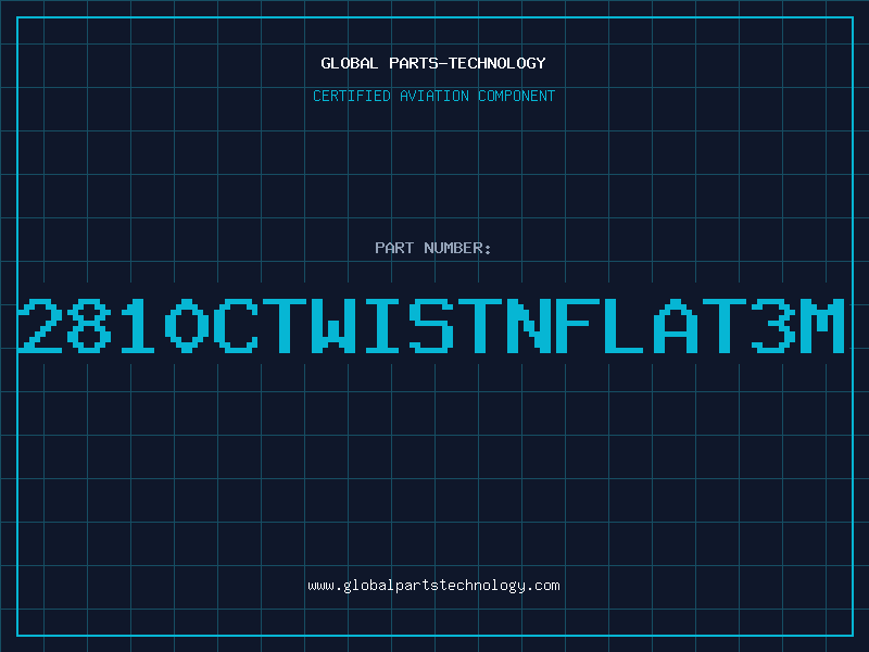 Aviation Part 2810CTWISTNFLAT3M