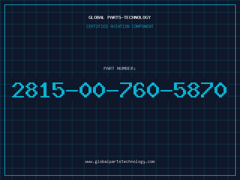 Aviation Part 2815-00-760-5870
