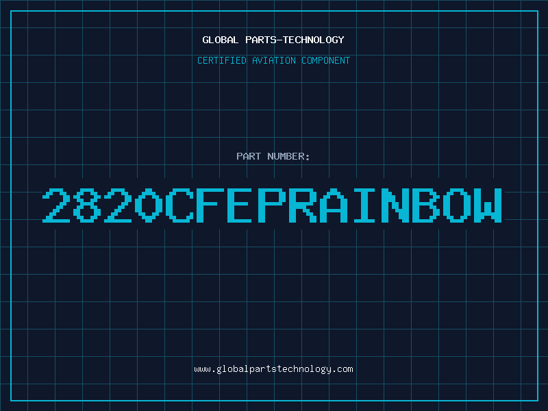 Aviation Part 2820CFEPRAINBOW