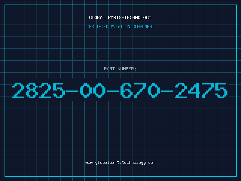 Aviation Part 2825-00-670-2475