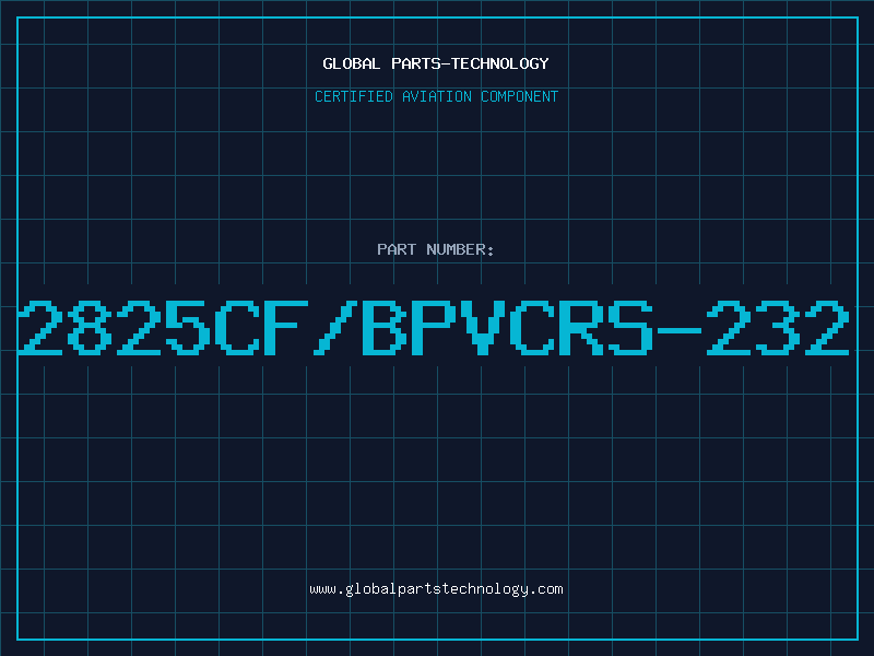 Aviation Part 2825CF/BPVCRS-232