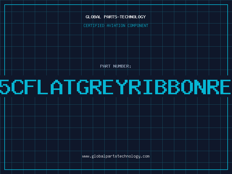 Aviation Part 2825CFLATGREYRIBBONREDST