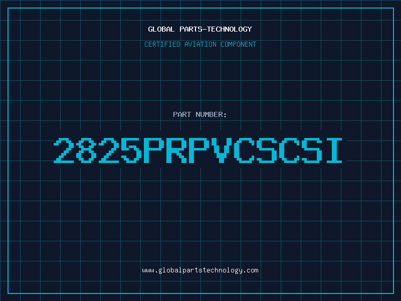 Aviation Part 2825PRPVCSCSI
