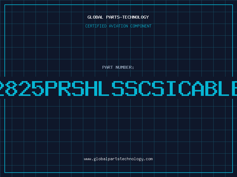 Aviation Part 2825PRSHLSSCSICABLE