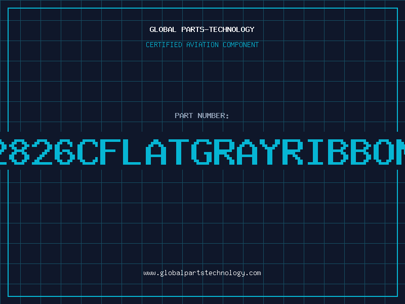 Aviation Part 2826CFLATGRAYRIBBON